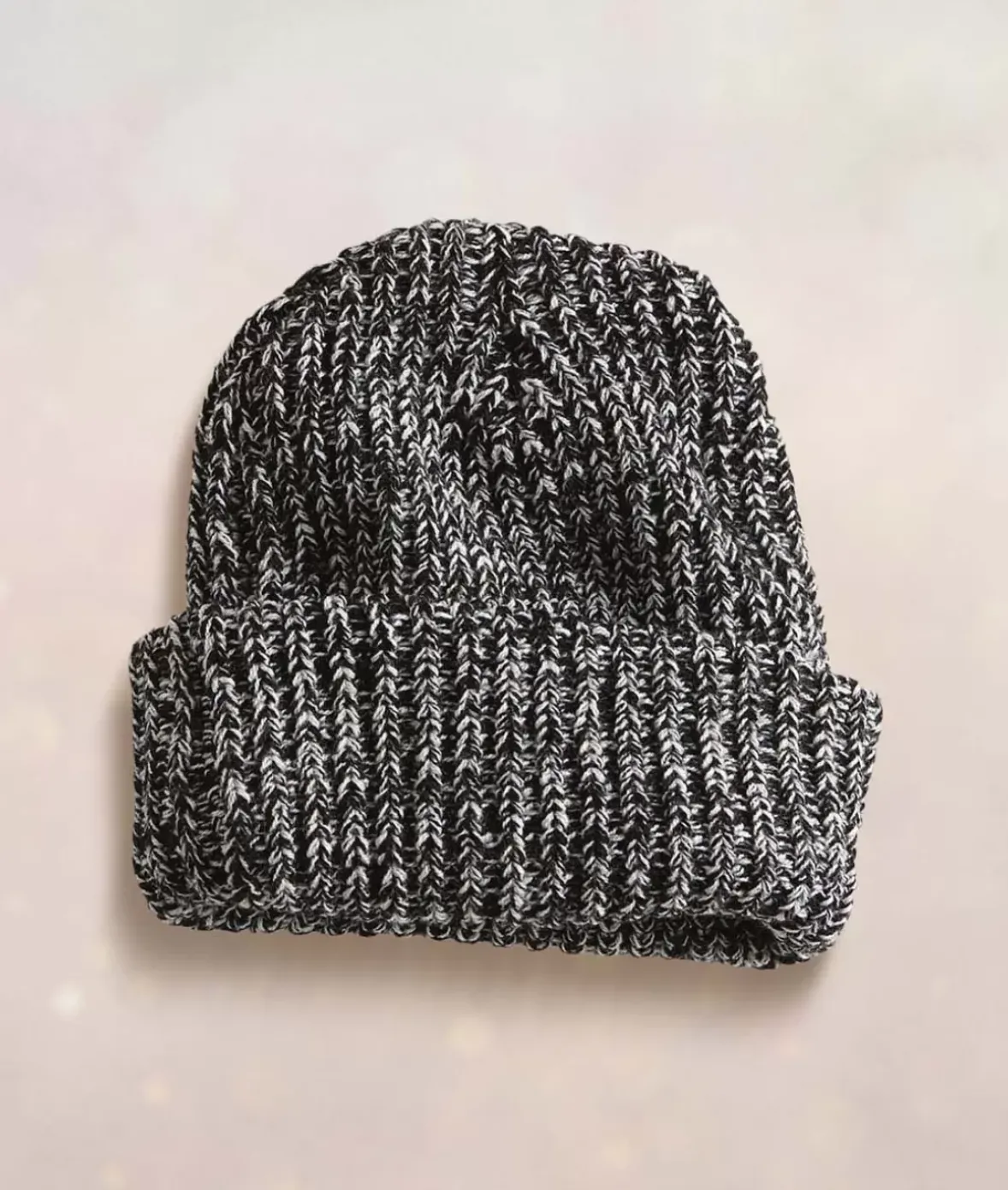 Nayked Apparel Accessories>Chunky Marled Yarn And Solid Color Soft Knit Hat