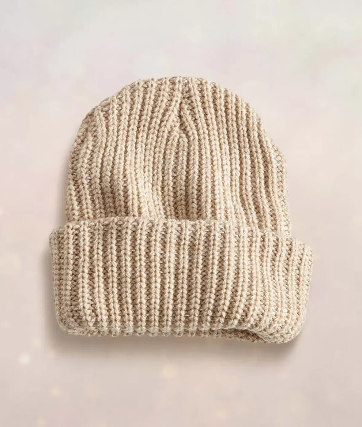 Nayked Apparel Accessories>Chunky Marled Yarn And Solid Color Soft Knit Hat