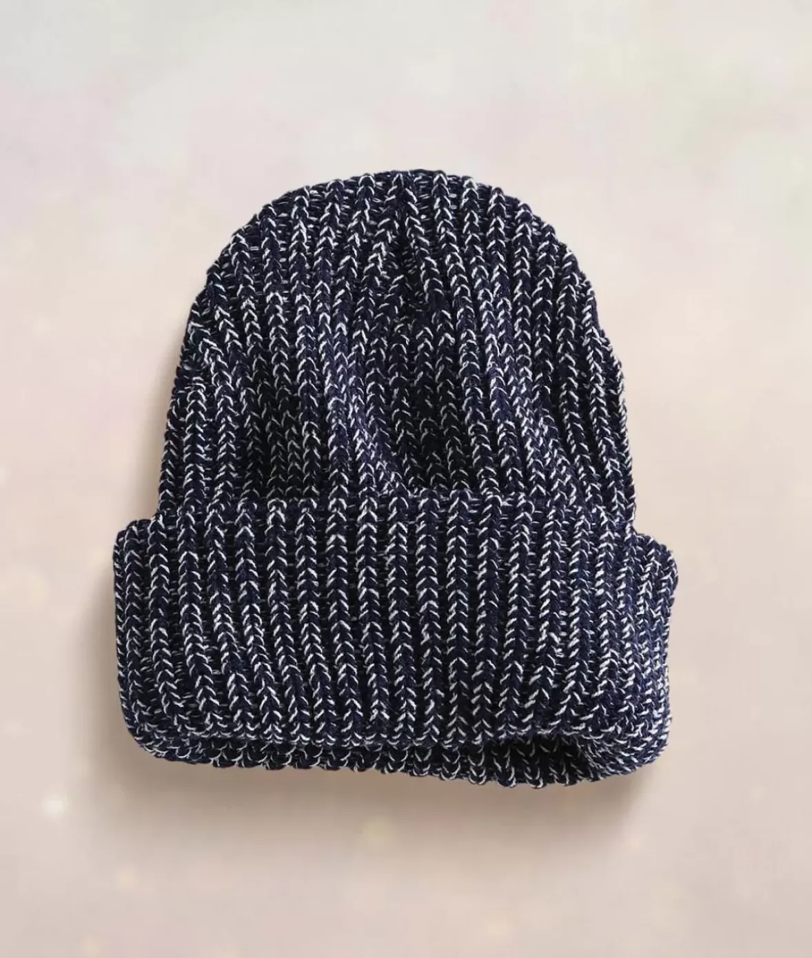 Nayked Apparel Accessories>Chunky Marled Yarn And Solid Color Soft Knit Hat