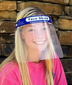 Nayked Apparel Accessories>Comfort Face Shield With Elastic, Single/Discontinued