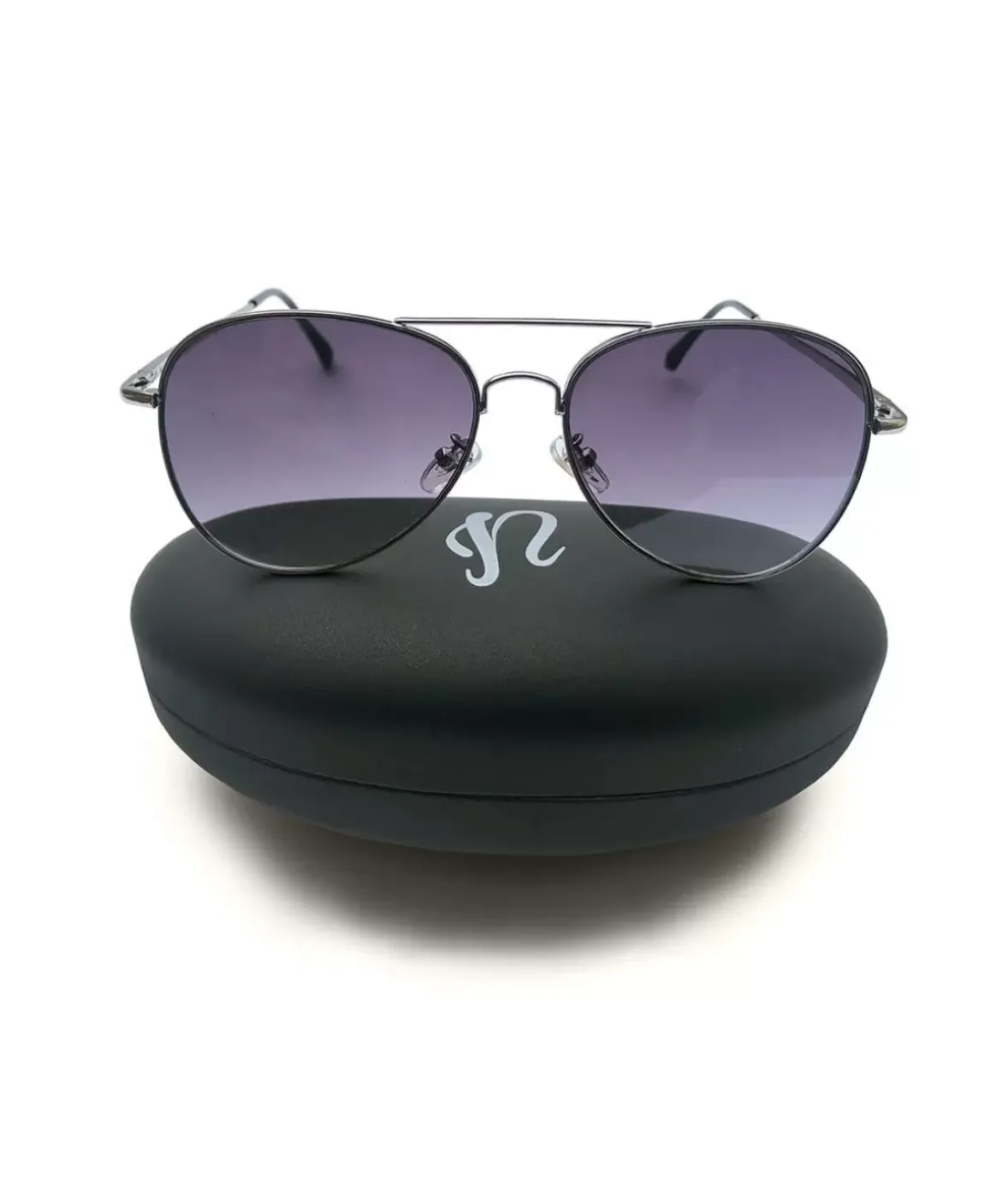 Nayked Apparel Accessories>Jordan Aviator Sunglasses With Sunglass Case And Microfiber Cloth