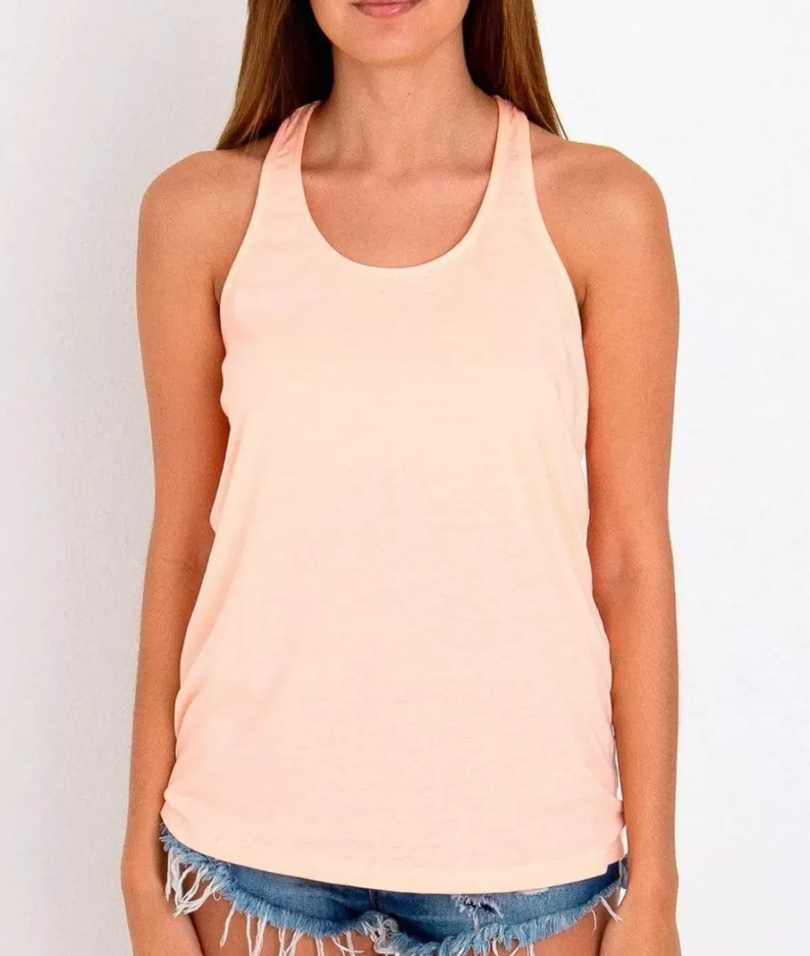 Nayked Apparel Tops>Ladies Ridiculously Soft Knotted Racerback Tank