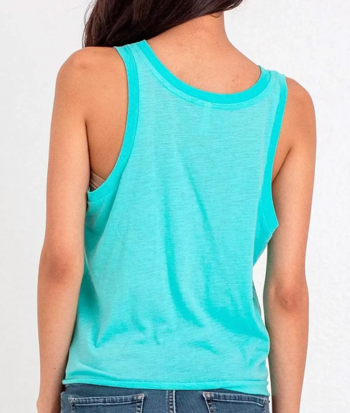 Nayked Apparel Tank Tops>Ladies Ridiculously Soft Lightweight Knotted Tank