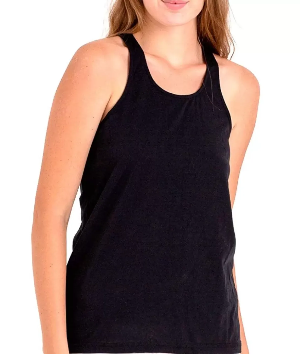 Nayked Apparel Athleisure>Ladies Ridiculously Soft Knotted Racerback Tank