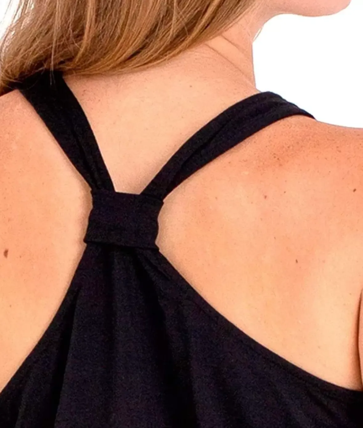 Nayked Apparel Athleisure>Ladies Ridiculously Soft Knotted Racerback Tank