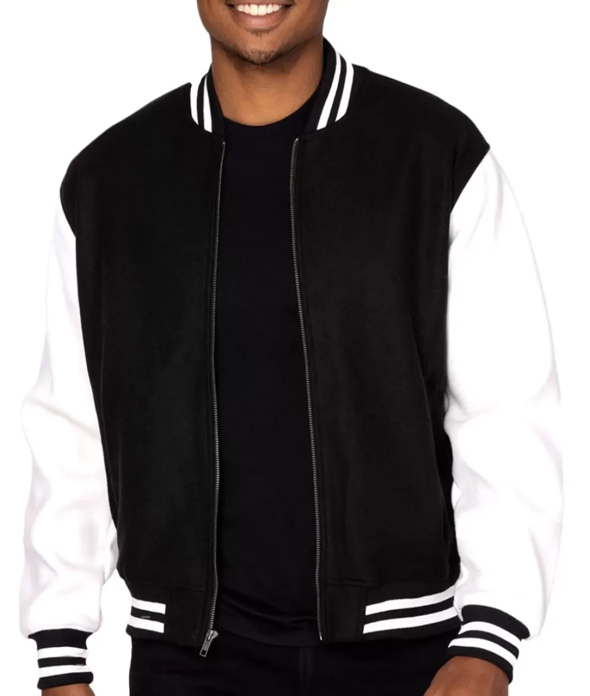 Nayked Apparel Outerwear>Legendary Wool Bomber Jacket