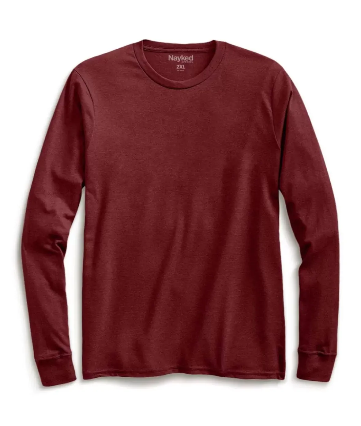 Nayked Apparel T-Shirts>Men'S Big Ridiculously Soft Recycled Lightweight Long Sleeve T-Shirt