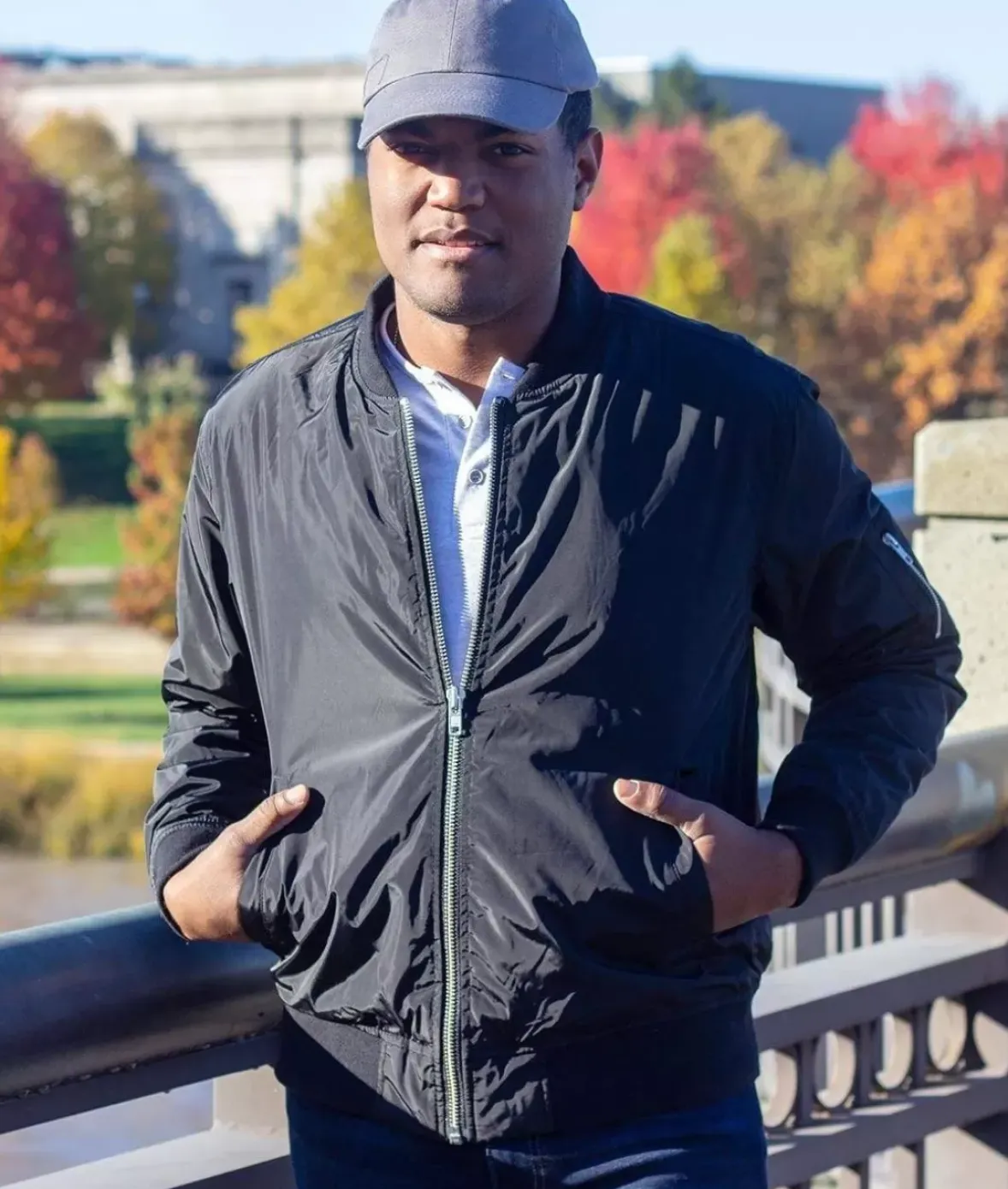 Nayked Apparel Outerwear>Men'S Bomber Jacket