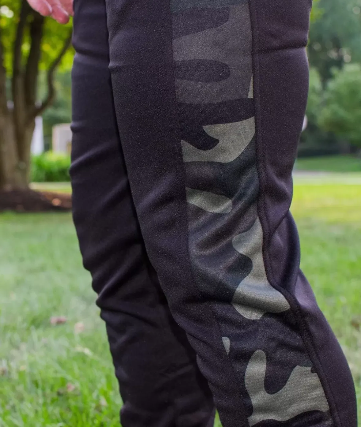 Nayked Apparel Workout Wear>Men'S Camo Panel Midweight Tech Fleece Active Jogger/Discontinued Army Camo