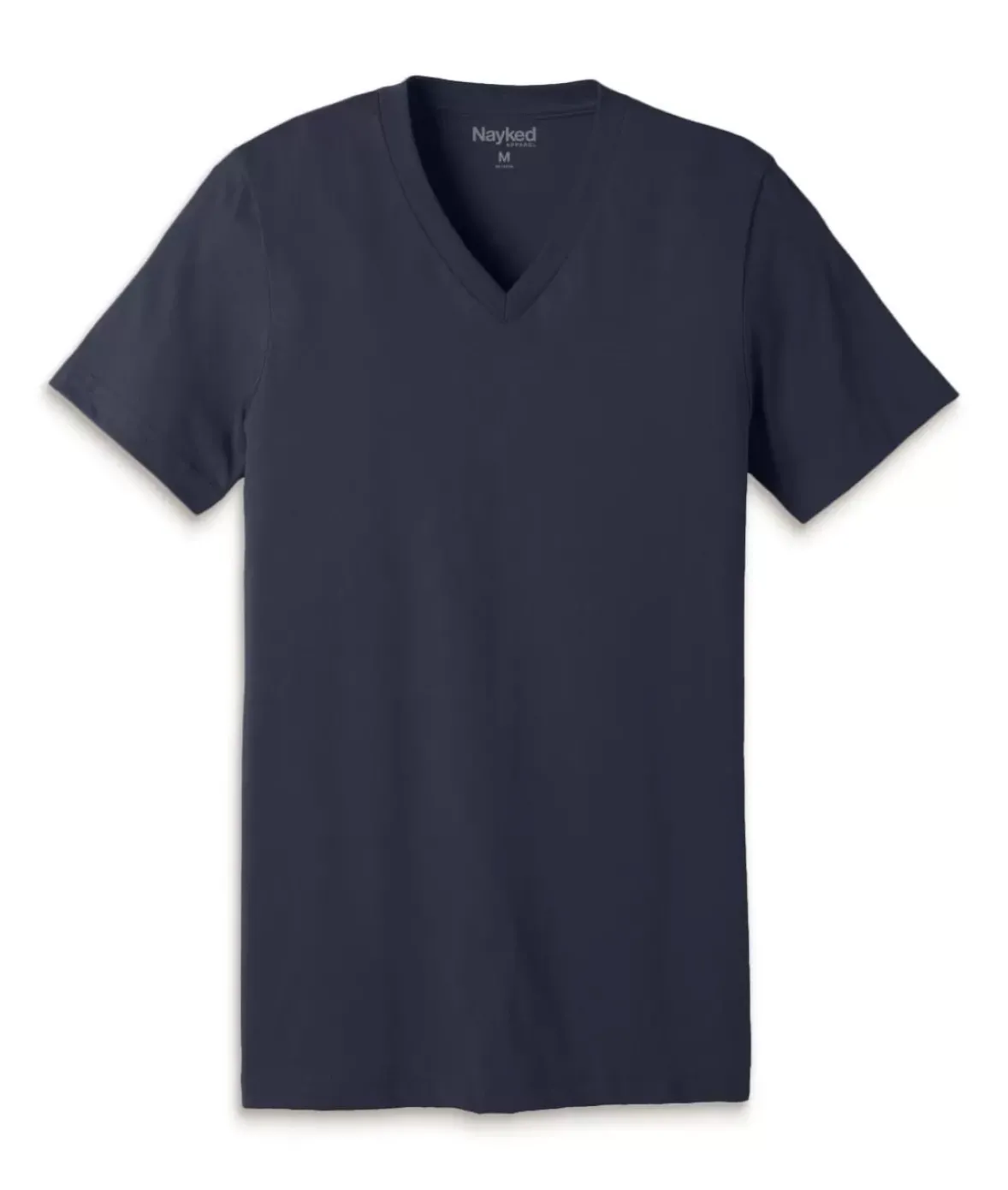 Nayked Apparel Shirts>Men'S Classic Cotton Short Sleeve V-Neck T-Shirt