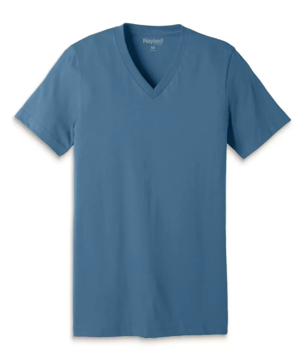 Nayked Apparel Shirts>Men'S Classic Cotton Short Sleeve V-Neck T-Shirt