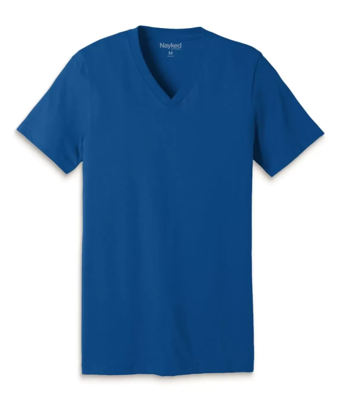 Nayked Apparel Shirts>Men'S Classic Cotton Short Sleeve V-Neck T-Shirt