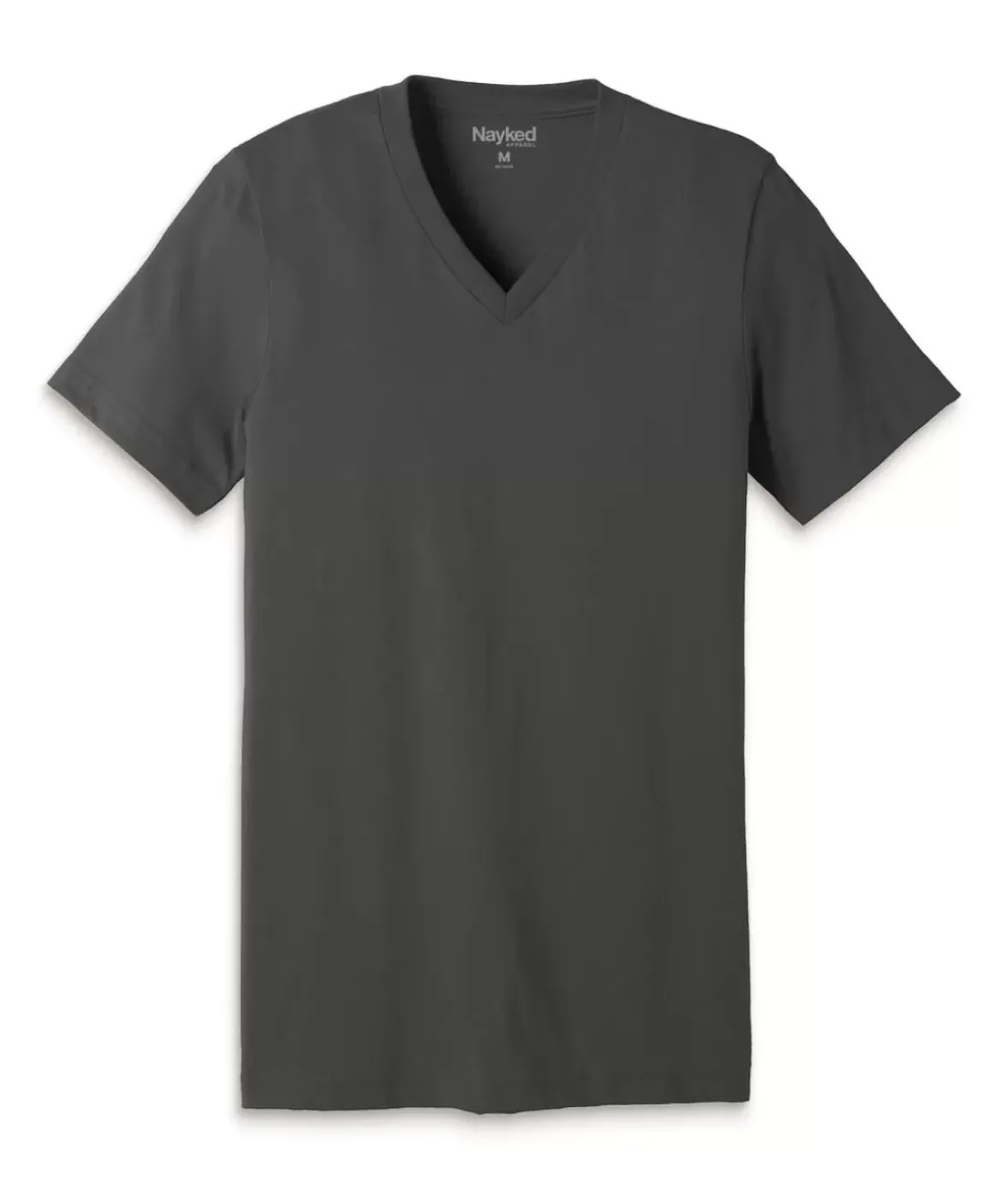 Nayked Apparel Shirts>Men'S Classic Cotton Short Sleeve V-Neck T-Shirt