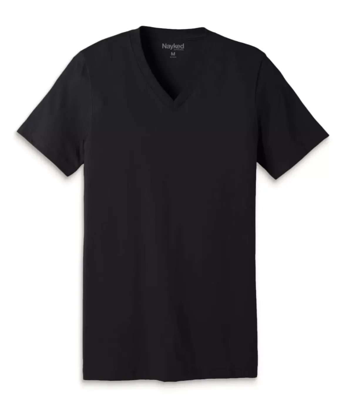 Nayked Apparel Shirts>Men'S Classic Cotton Short Sleeve V-Neck T-Shirt
