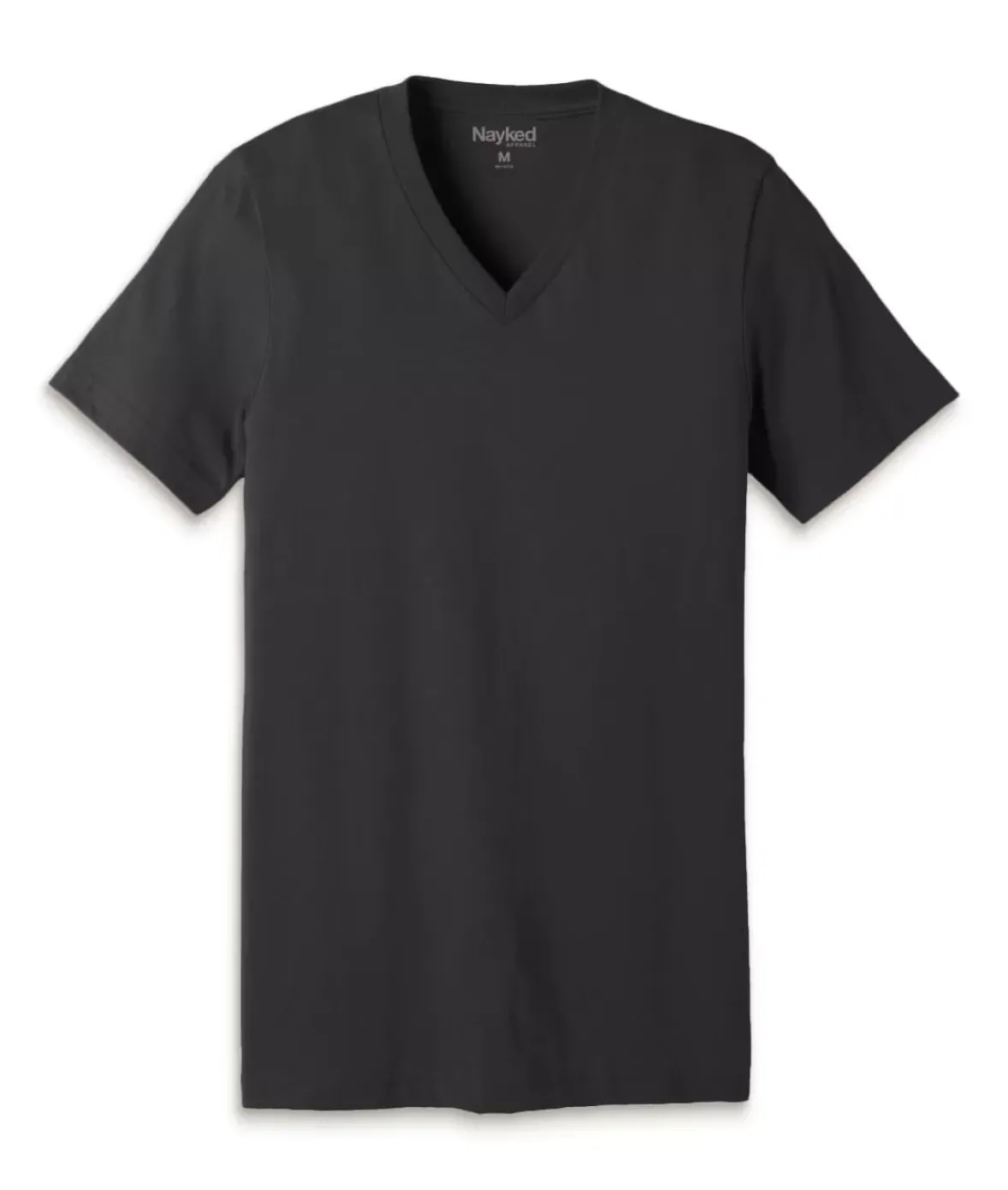 Nayked Apparel Shirts>Men'S Classic Cotton Short Sleeve V-Neck T-Shirt