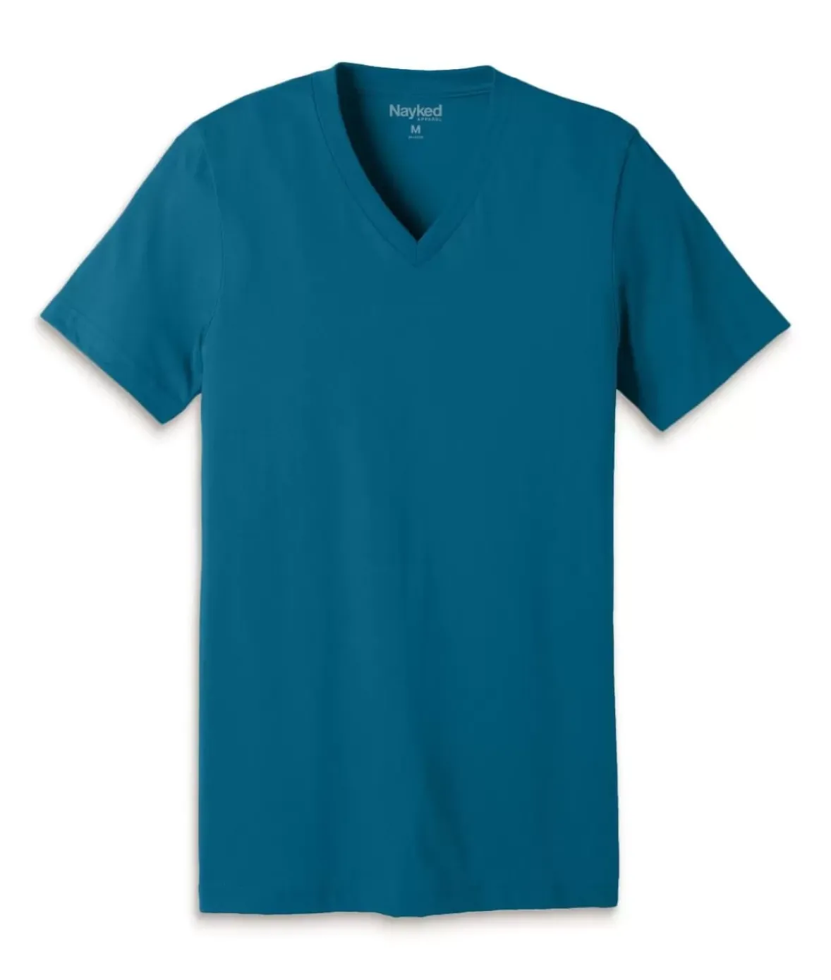 Nayked Apparel Shirts>Men'S Classic Cotton Short Sleeve V-Neck T-Shirt