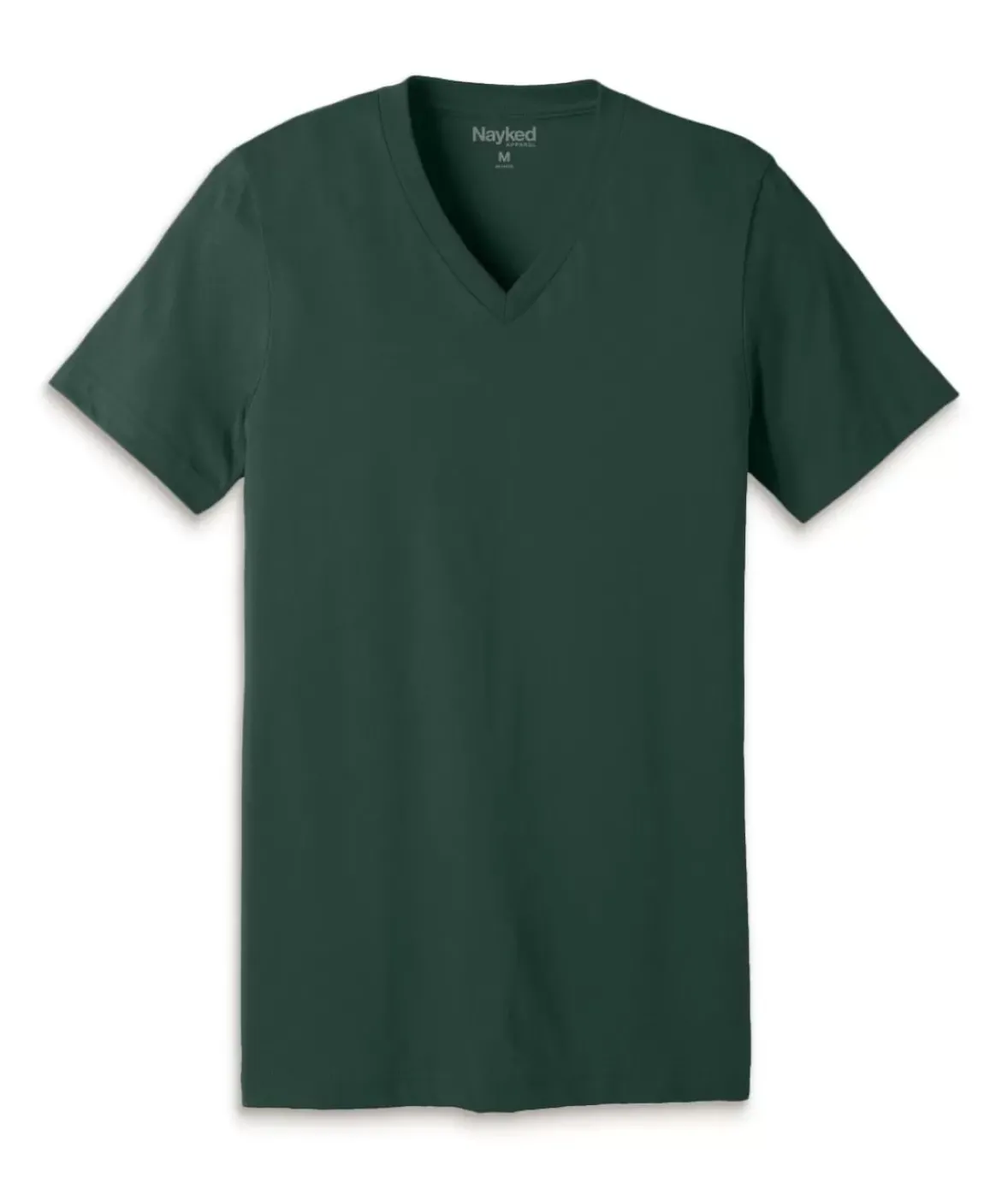 Nayked Apparel Shirts>Men'S Classic Cotton Short Sleeve V-Neck T-Shirt