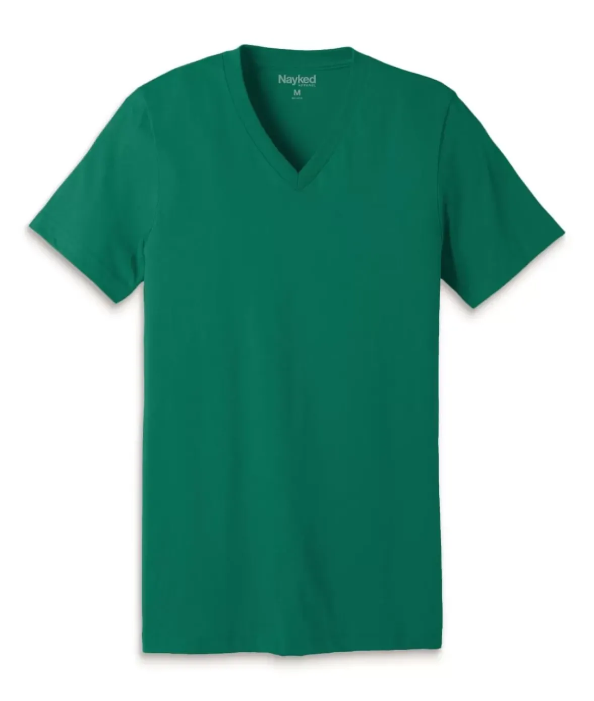 Nayked Apparel Shirts>Men'S Classic Cotton Short Sleeve V-Neck T-Shirt