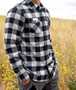 Nayked Apparel Shirts>Men'S Classic Flannel Shirt
