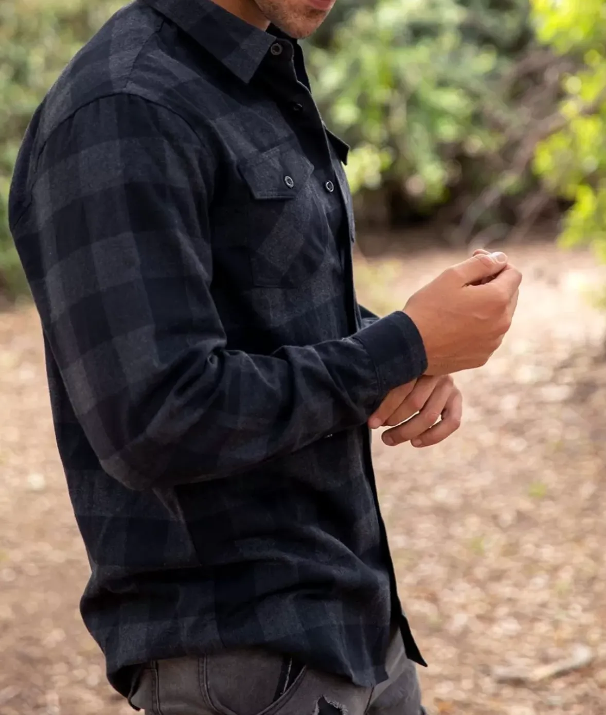 Nayked Apparel Shirts>Men'S Classic Flannel Shirt