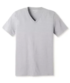 Nayked Apparel T-Shirts>Men'S Classic Soft Heathered Big Short Sleeve V-Neck T-Shirt