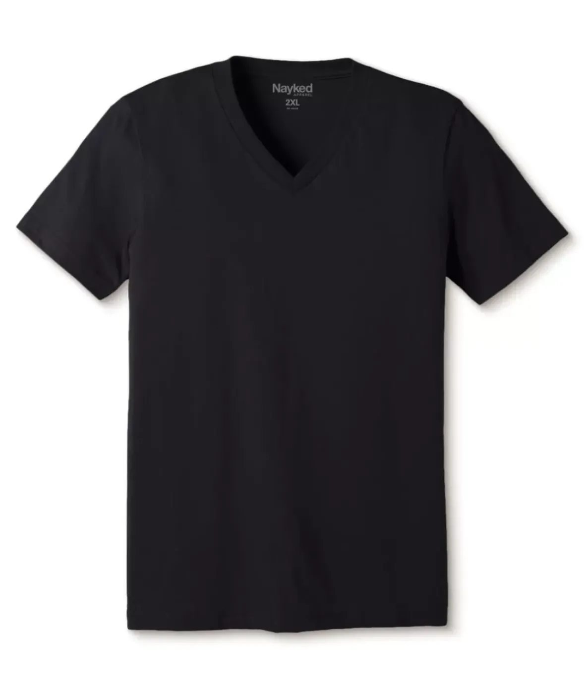 Nayked Apparel T-Shirts>Men'S Classic Soft Heathered Big Short Sleeve V-Neck T-Shirt
