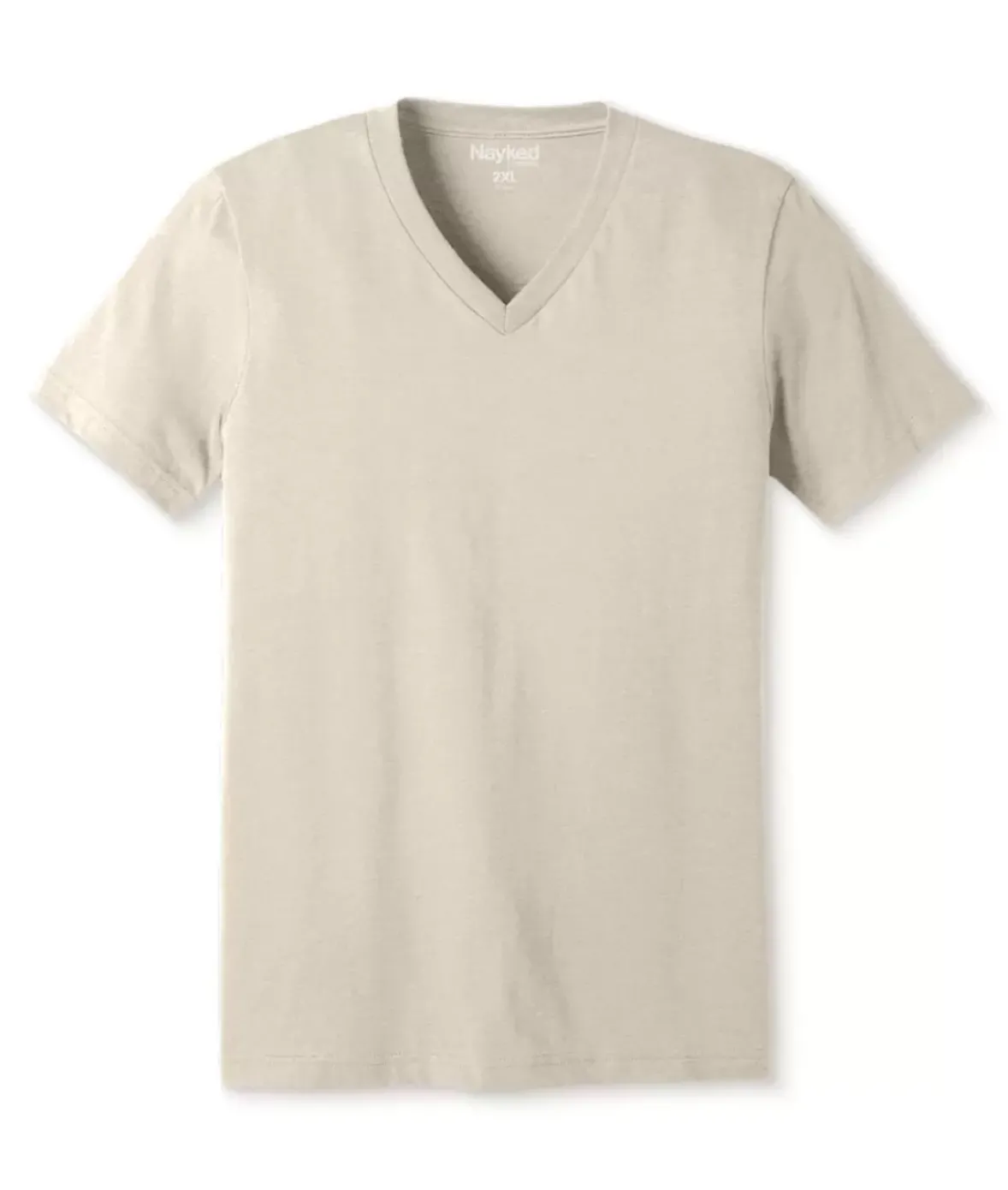 Nayked Apparel T-Shirts>Men'S Classic Soft Heathered Big Short Sleeve V-Neck T-Shirt