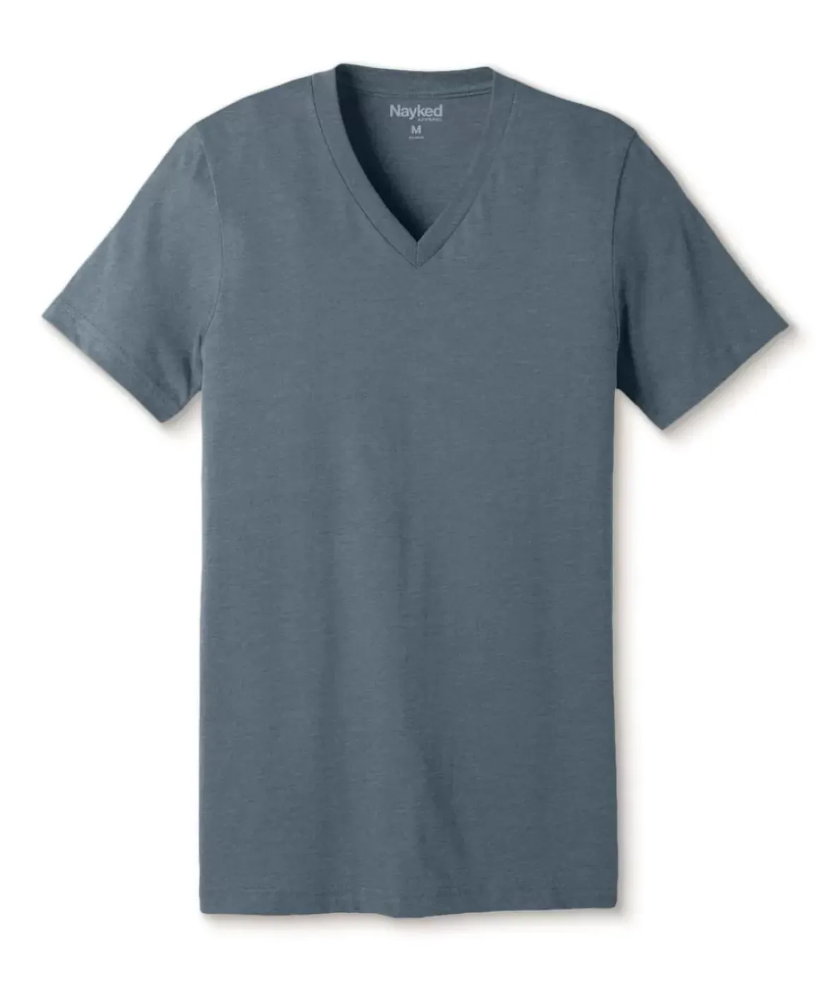 Nayked Apparel Shirts>Men'S Classic Soft Heathered Short Sleeve V-Neck T-Shirt