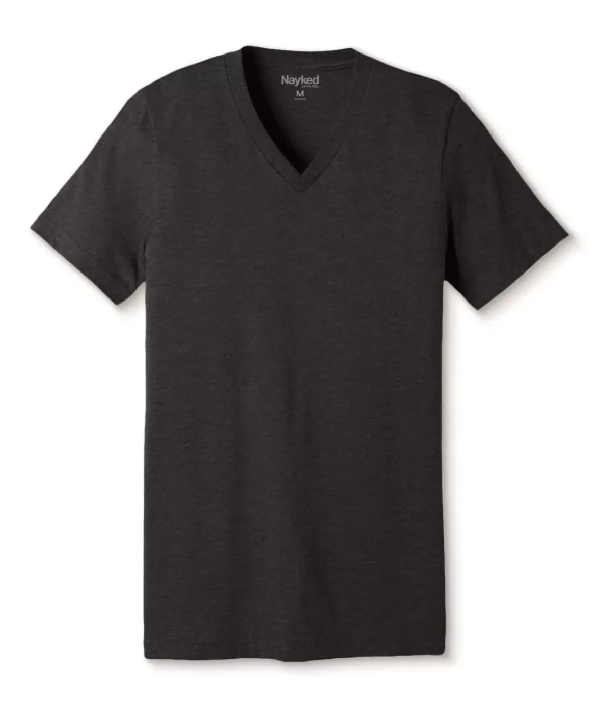 Nayked Apparel Shirts>Men'S Classic Soft Heathered Short Sleeve V-Neck T-Shirt