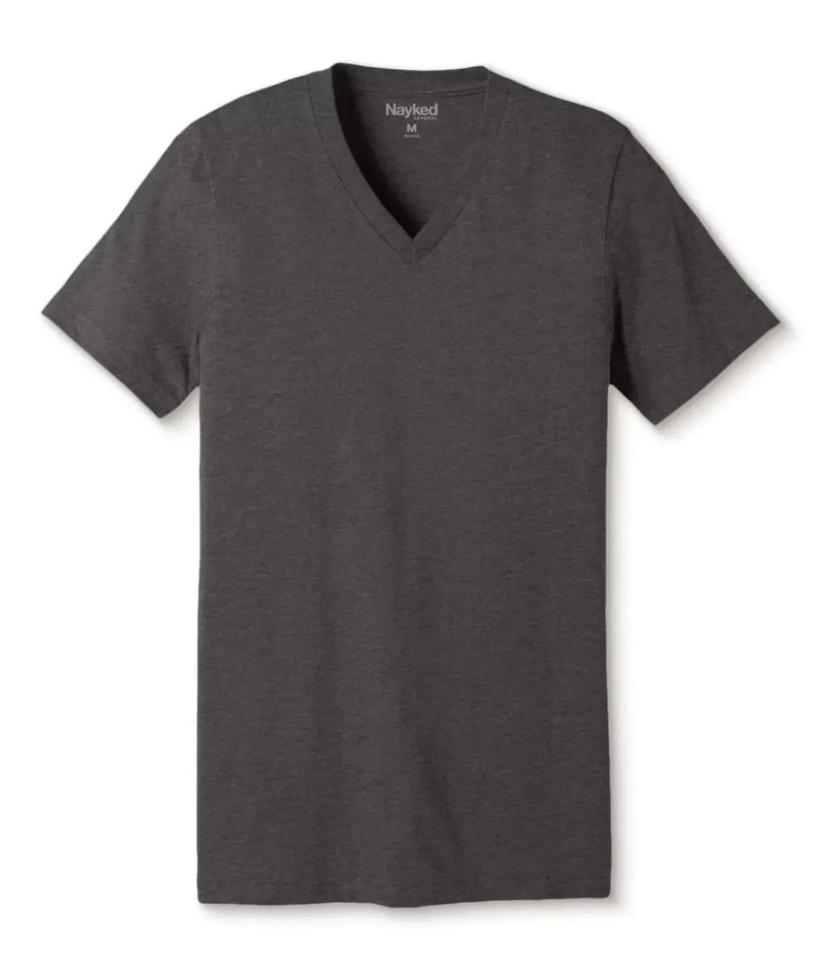 Nayked Apparel Shirts>Men'S Classic Soft Heathered Short Sleeve V-Neck T-Shirt