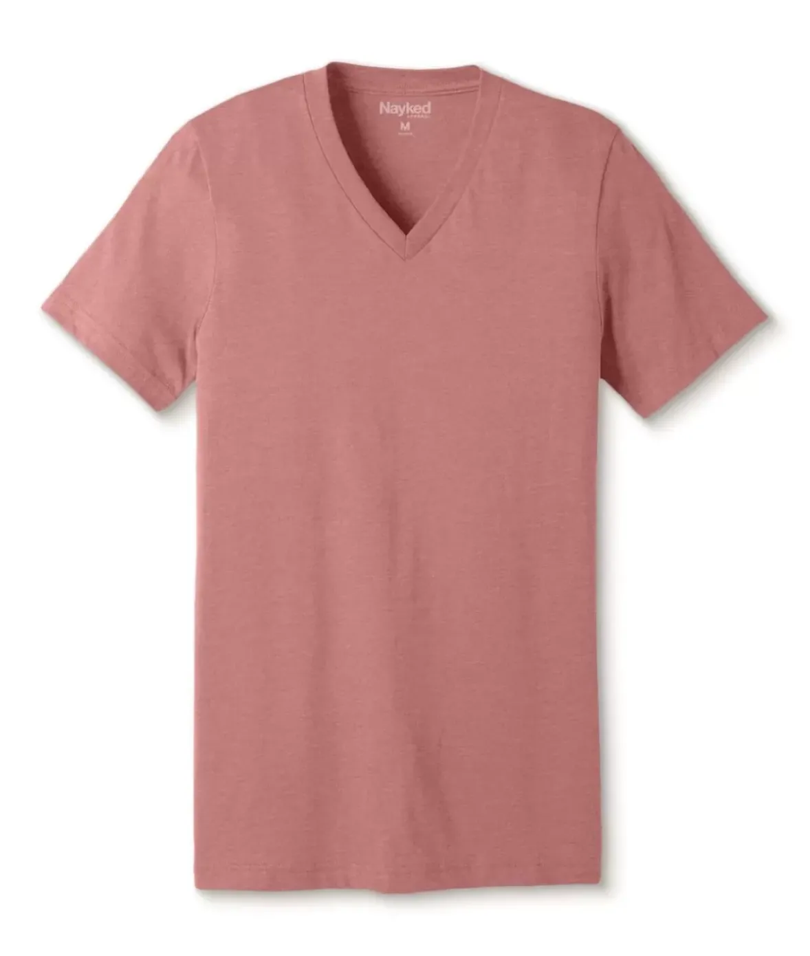 Nayked Apparel Shirts>Men'S Classic Soft Heathered Short Sleeve V-Neck T-Shirt