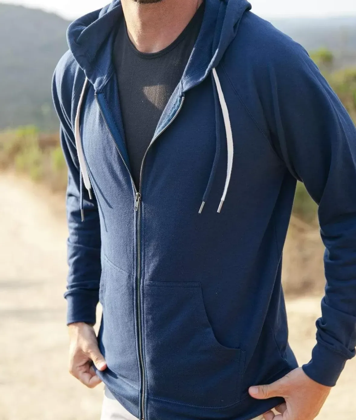 Nayked Apparel Hoodies & Sweatshirts>Men'S French Terry Full-Zip Hoodie