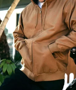 Nayked Apparel Outerwear>Men'S Insulated Canvas Work Jacket