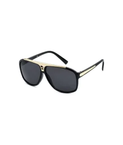 Nayked Apparel Accessories>Men'S Metal Flat-Top Aviator Sunglasses, Lifetime Guarantee
