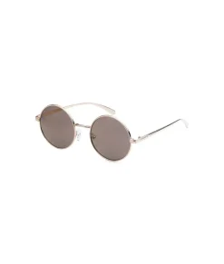 Nayked Apparel Accessories>Men'S Metallic Round Sunglasses, Lifetime Guarantee