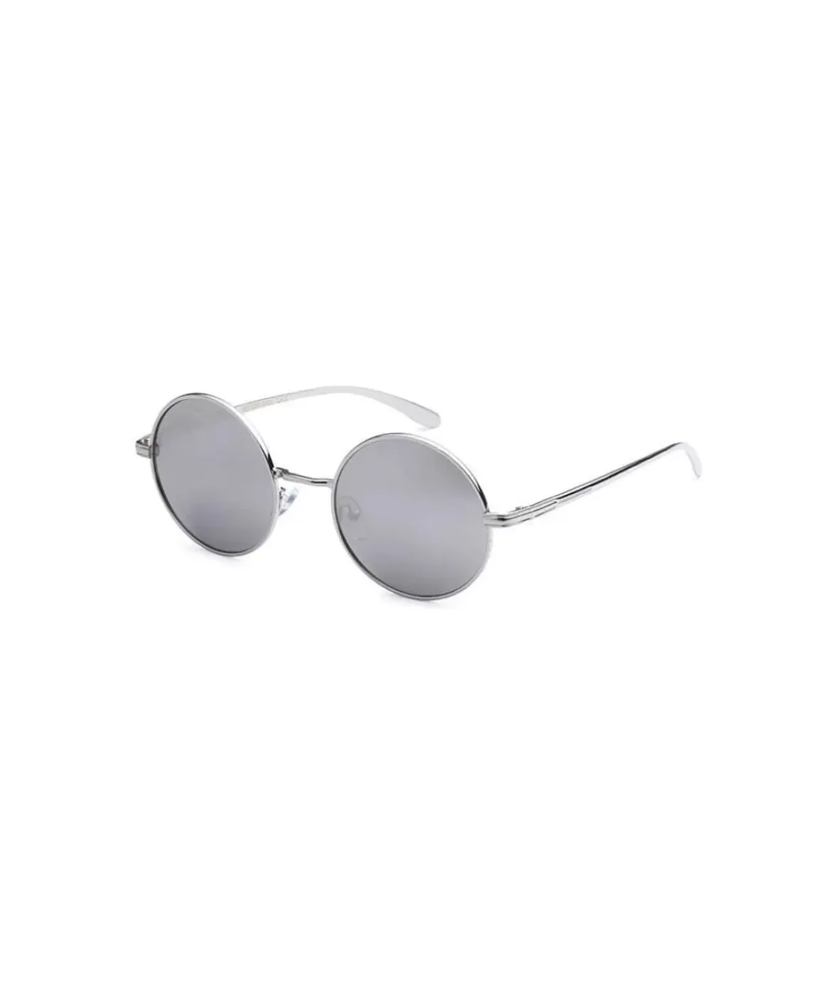 Nayked Apparel Accessories>Men'S Metallic Round Sunglasses, Lifetime Guarantee
