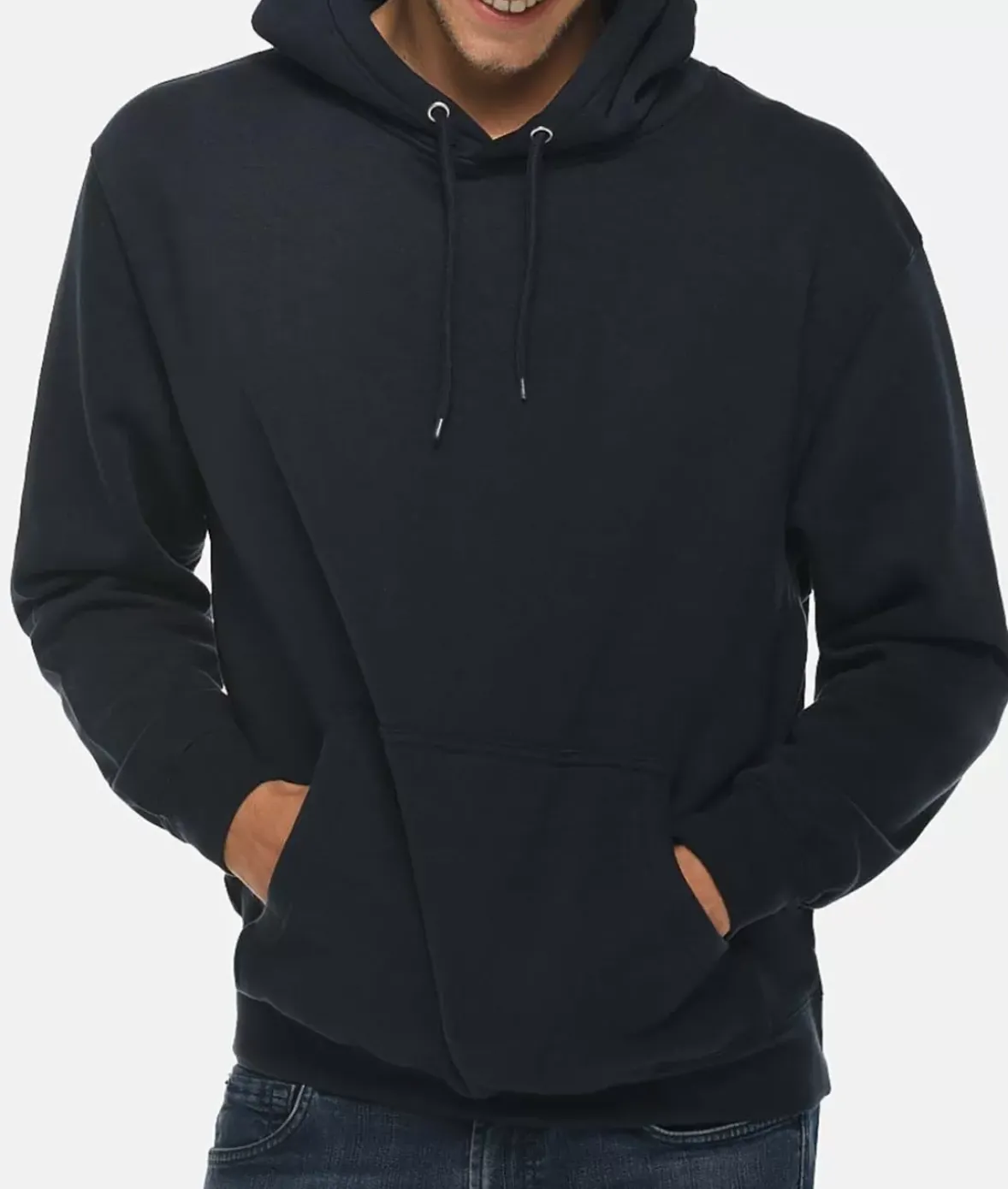 Nayked Apparel Shirts>Men'S Midweight Premium Soft Pullover Sweatshirt Hoodie