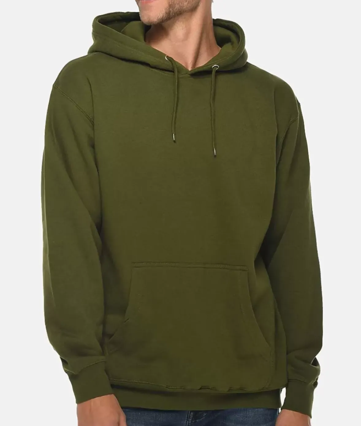 Nayked Apparel Shirts>Men'S Midweight Premium Soft Pullover Sweatshirt Hoodie