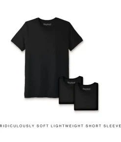 Nayked Apparel T-Shirts>Men'S 3Pk Ridiculously Soft Lightweight Crew Neck T-Shirt
