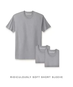 Nayked Apparel T-Shirt Packs>Men'S 3Pk Ridiculously Soft Short Sleeve Crew Neck 100% Cotton T-Shirt