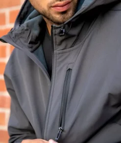 Nayked Apparel Shirts>Men'S Poly-Tech Soft Shell Jacket