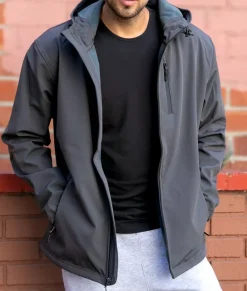 Nayked Apparel Outerwear>Men'S Poly-Tech Soft Shell Jacket