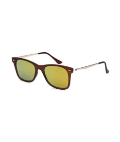 Nayked Apparel Accessories>Men'S Rectangular-Frame Sunglasses, Lifetime Guarantee