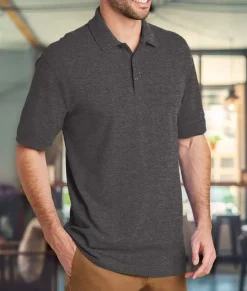 Nayked Apparel Shirts>Men'S Ridiculously Soft 100% Cotton Pique Polo Shirt