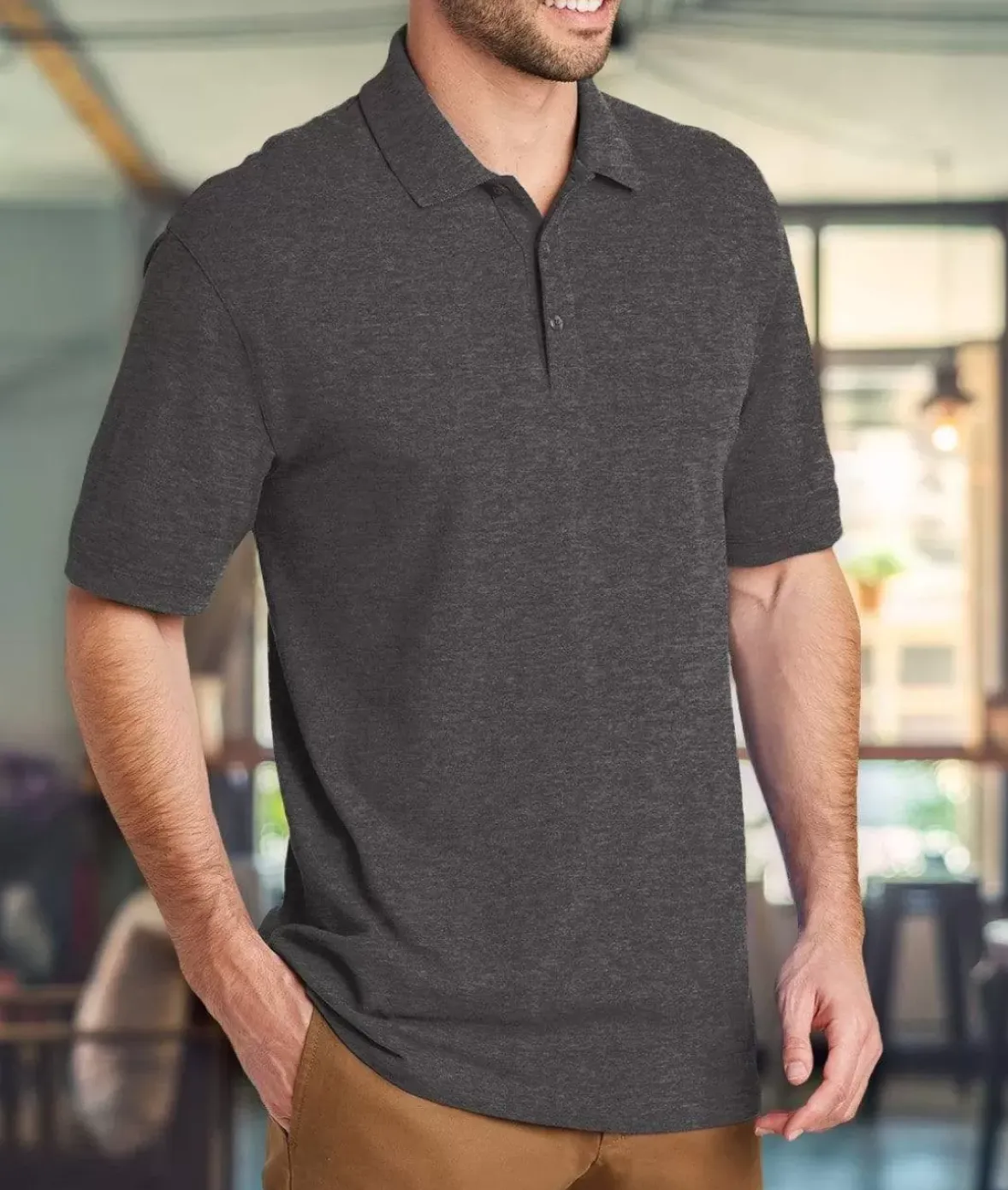 Nayked Apparel Shirts>Men'S Ridiculously Soft 100% Cotton Pique Polo Shirt