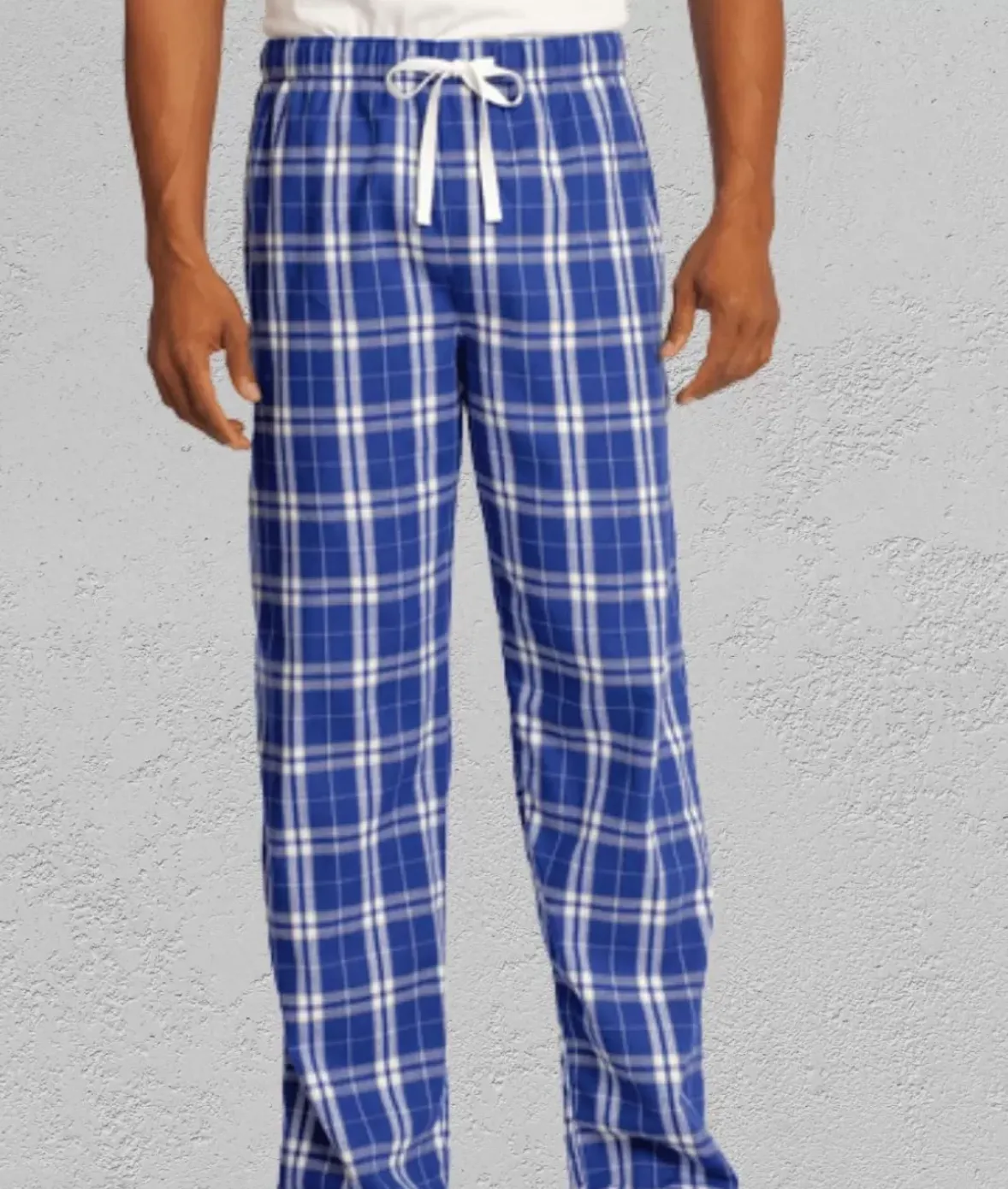 Nayked Apparel Bottoms>Men'S Ridiculously Soft 100% Cotton Drawstring Flannel Pants