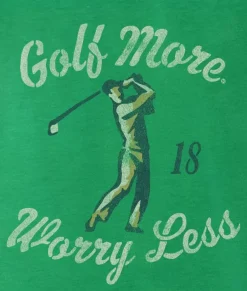 Nayked Apparel Shirts>Men'S Ridiculously Soft Big Graphic T-Shirt | Golf More, Worry Less