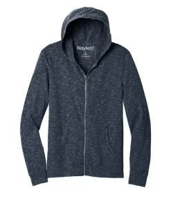 Nayked Apparel Shirts>Men'S Ridiculously Soft Big Lightweight Full-Zip Hoodie