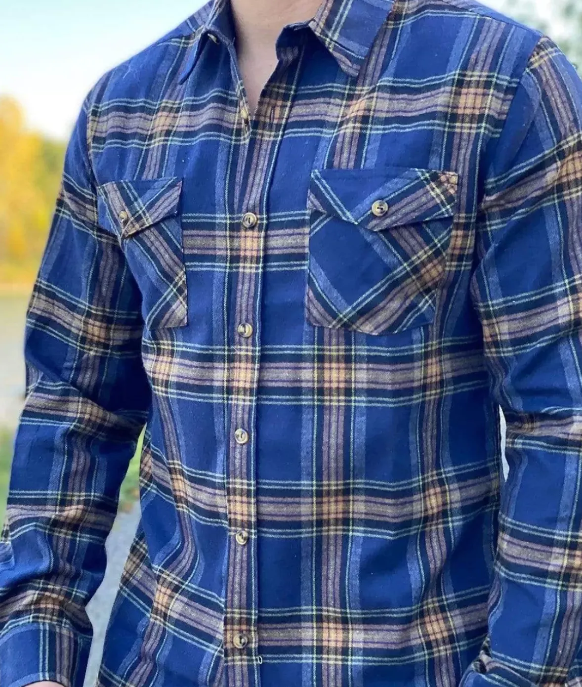 Nayked Apparel Shirts>Men'S Ridiculously Soft Button Down Plaid Flannel Shirt