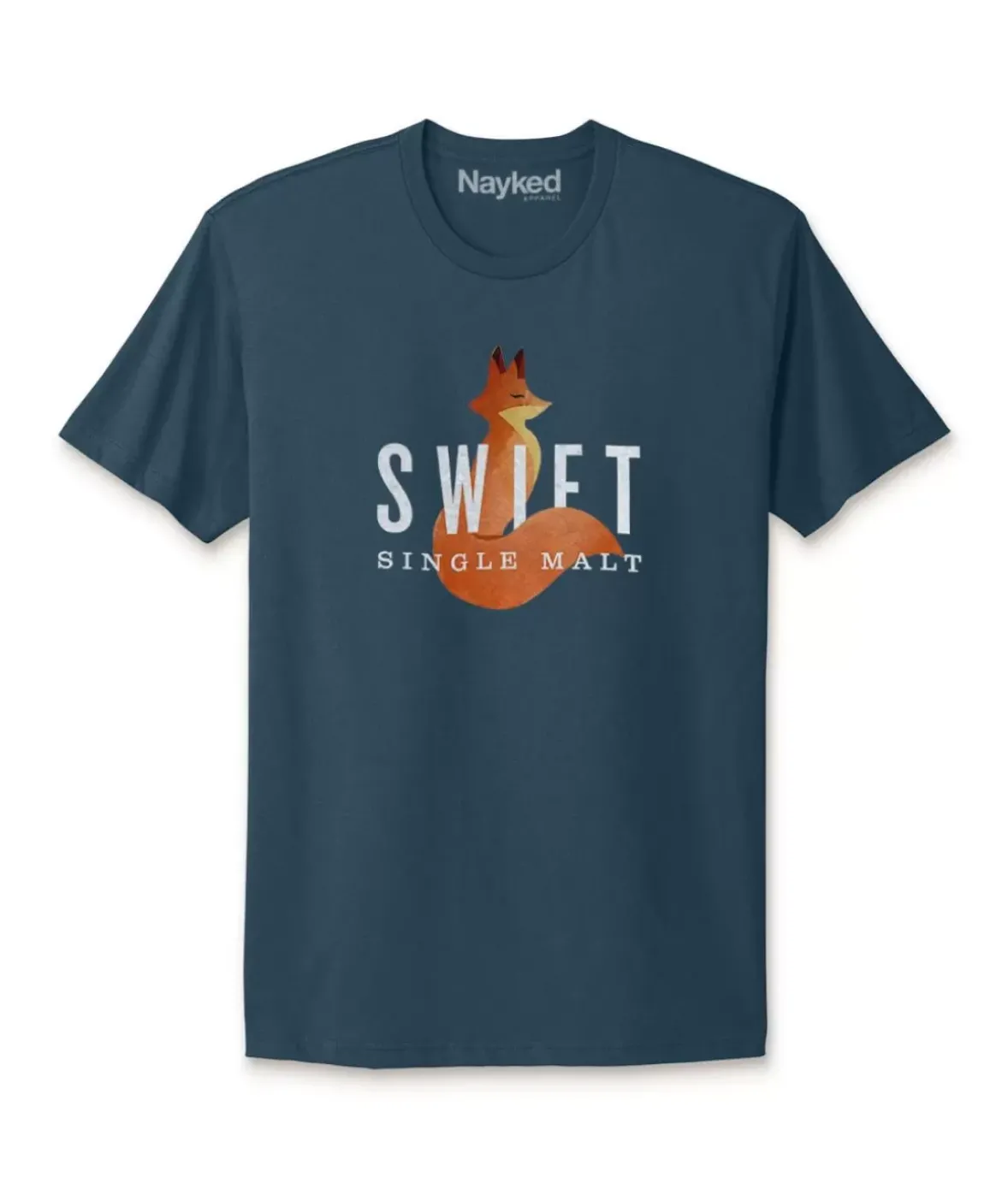 Nayked Apparel T-Shirts>Men'S Ridiculously Soft Cotton Graphic Tee | Swift Single Malt